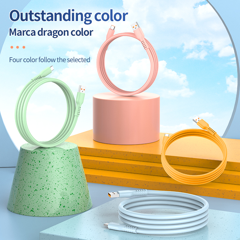 100W Silicone phone case for iPhone 15/16 fast charging Quick charger USB A to Type C cable 6A 