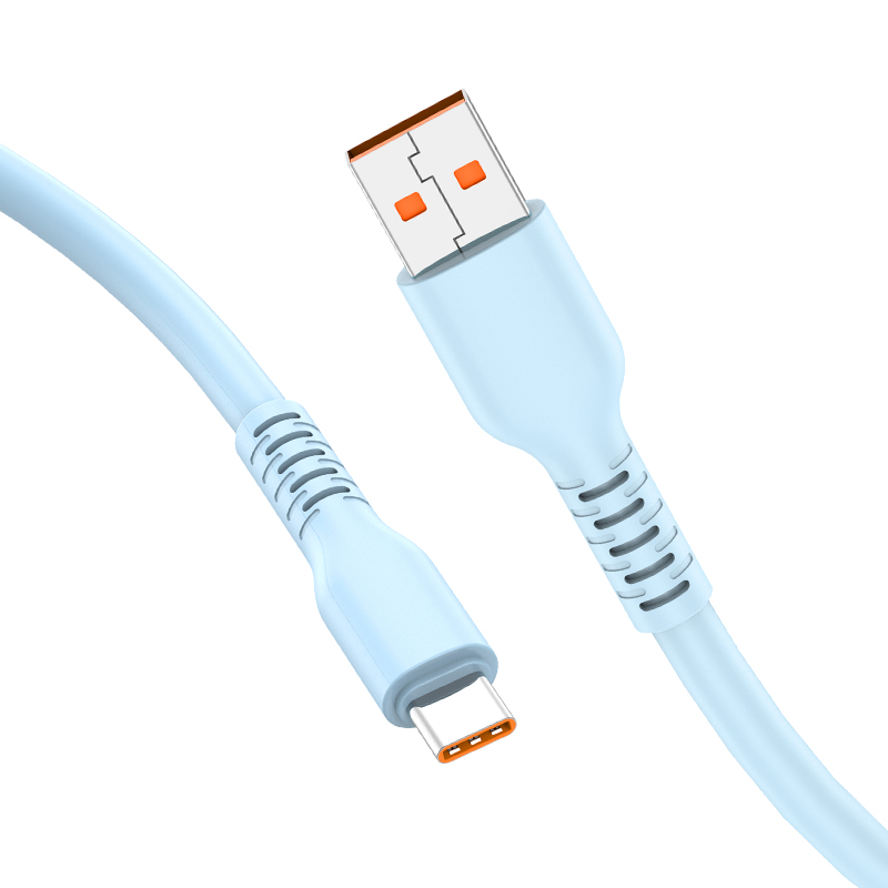 100W Silicone phone case for iPhone 15/16 fast charging Quick charger USB A to Type C cable 6A 