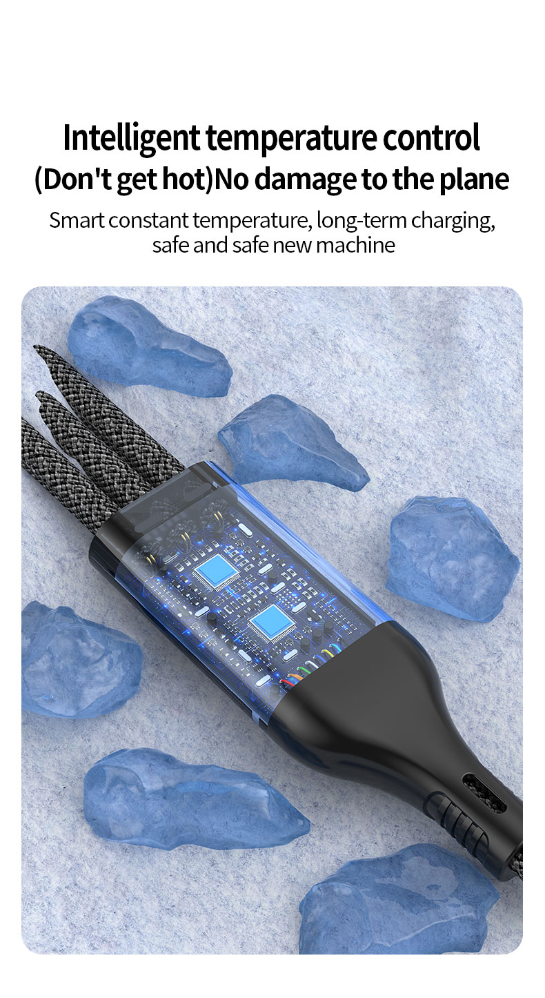 100 PD transfer cable multifunctional 2 in 3 charging data cable