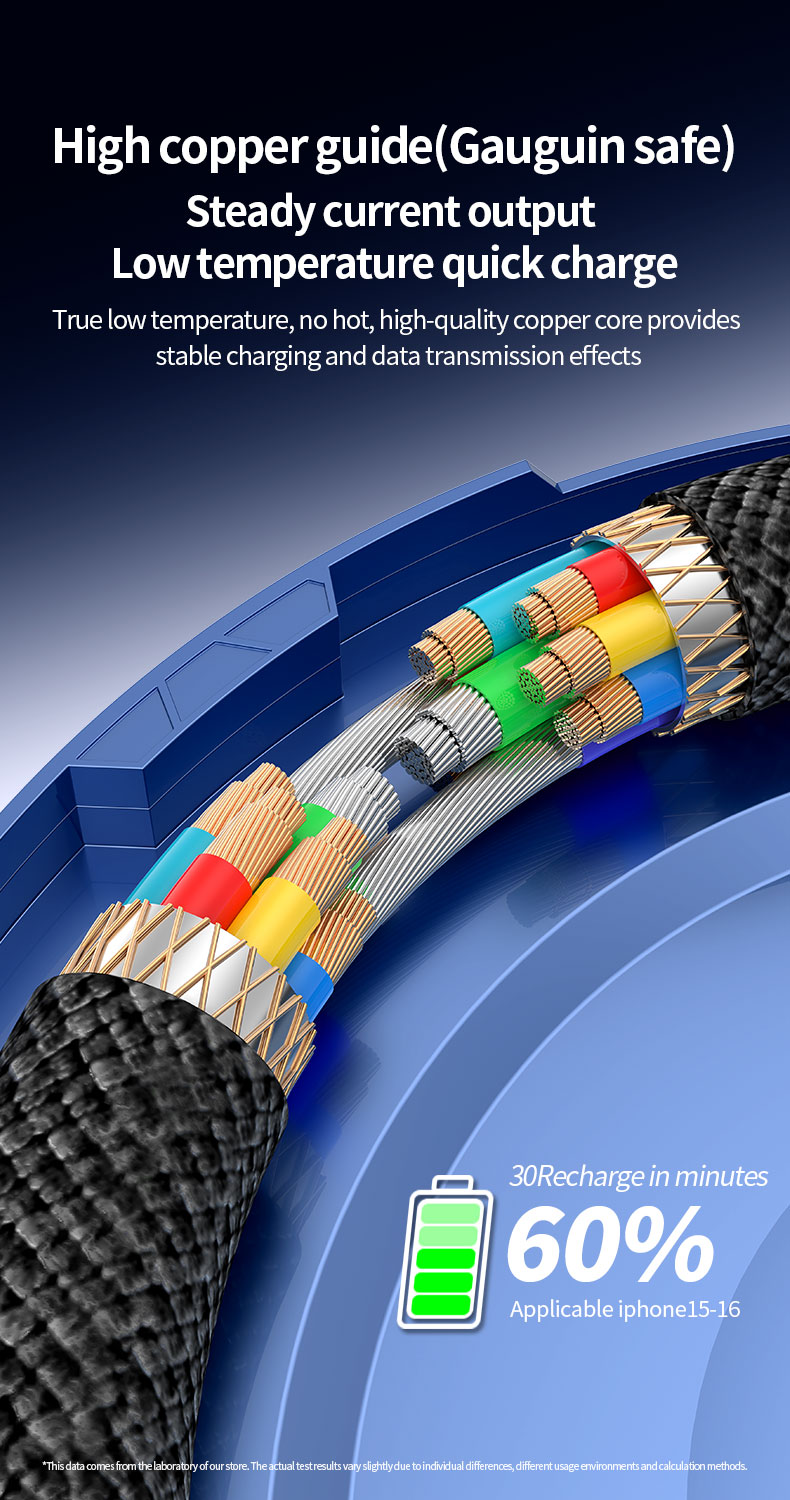 100 PD transfer cable multifunctional 2 in 3 charging data cable