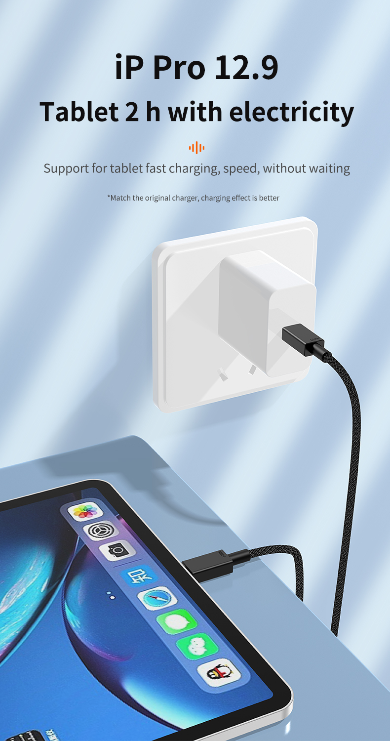   5A Type-C to Type-C 100w charge weave durable transfer data cable