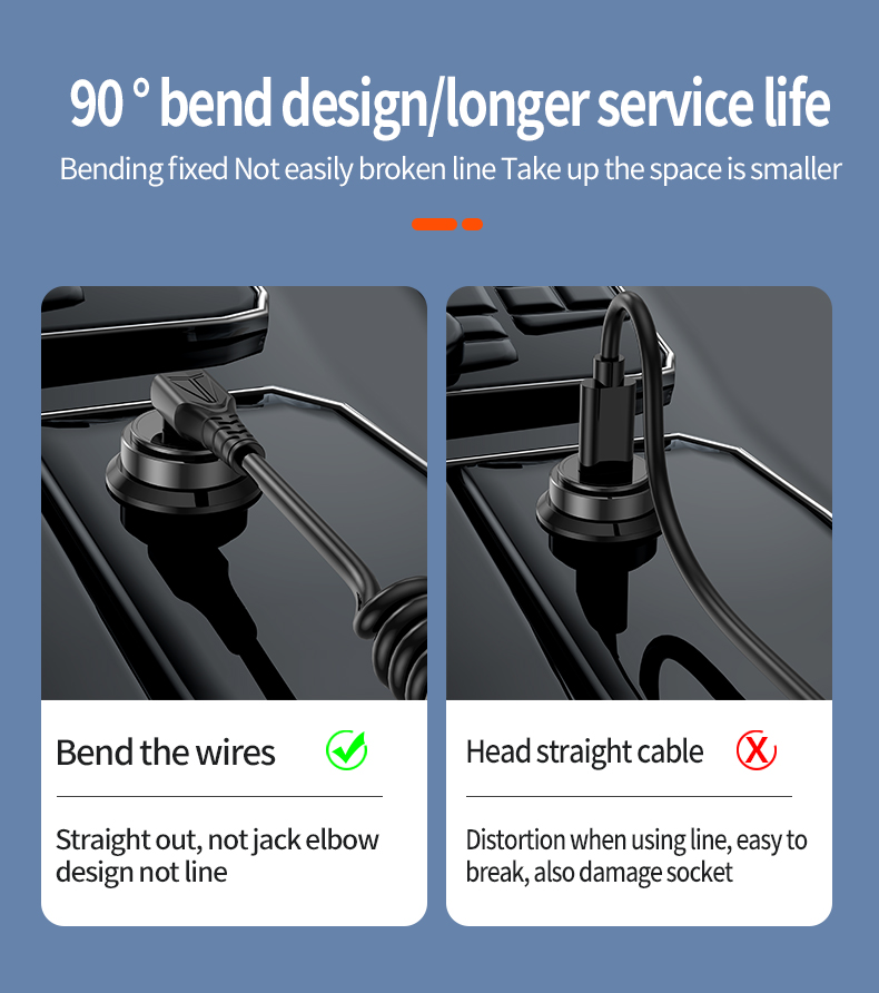 Spring Wire PD Dual C Fast Charging Cable 60W | Carplay-Compatible & Durable Design