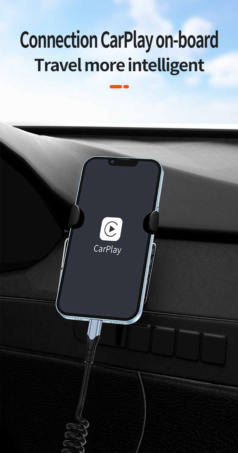 Spring Wire PD Dual C Fast Charging Cable 60W | Carplay-Compatible & Durable Design