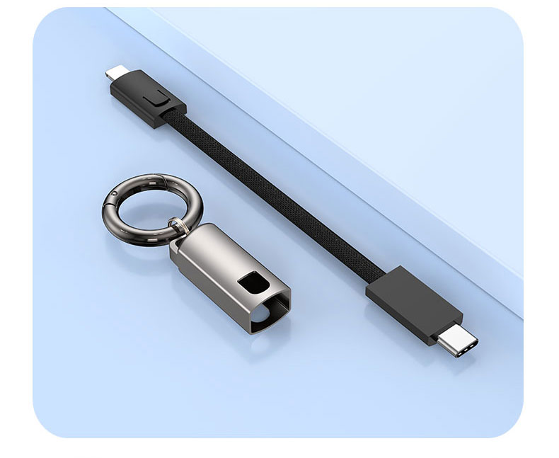 High quality Keychain/Lanyard Data Cable PD60W fast charge cable 