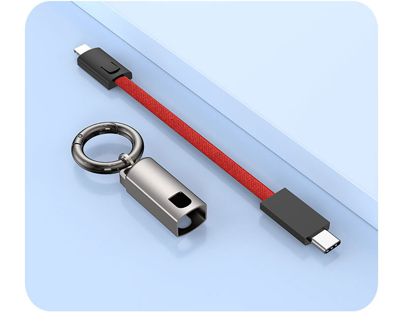 High quality Keychain/Lanyard Data Cable PD60W fast charge cable 