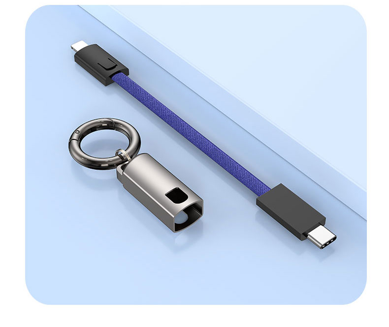 High quality Keychain/Lanyard Data Cable PD60W fast charge cable 