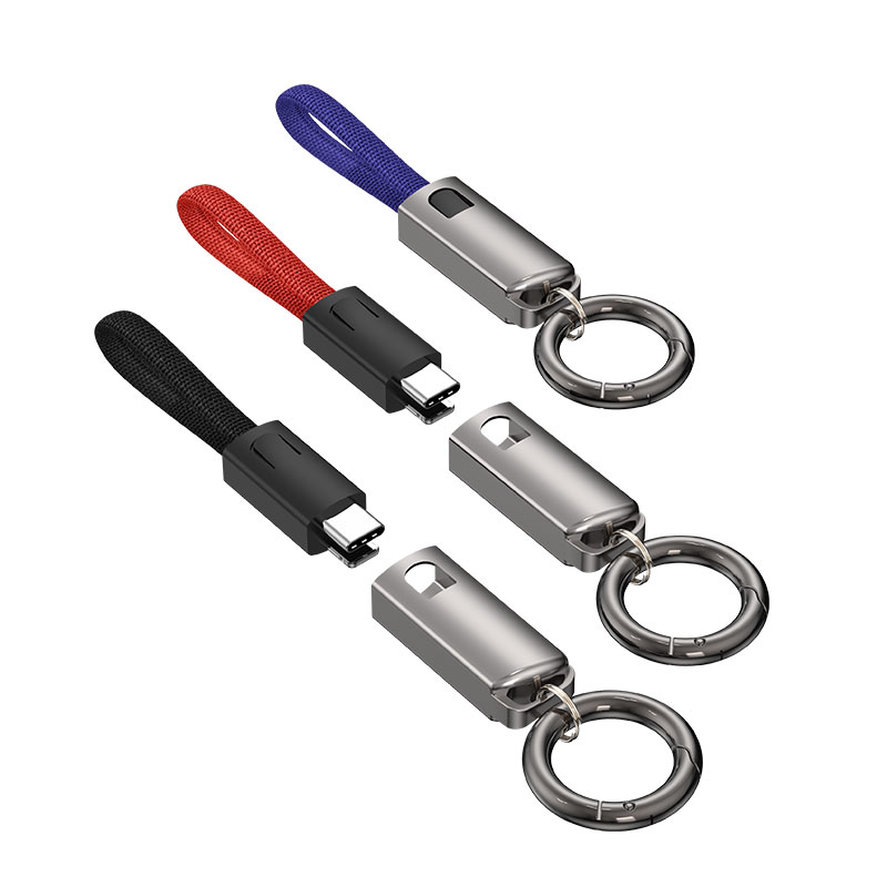High quality Keychain/Lanyard Data Cable PD60W fast charge cable with strap