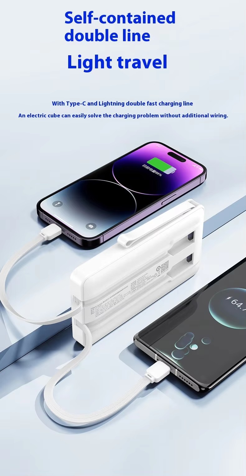 Wholesale Outdoor Mobile Supply 10000 Mah outdoor Portal Power Bank & Power Station with wire