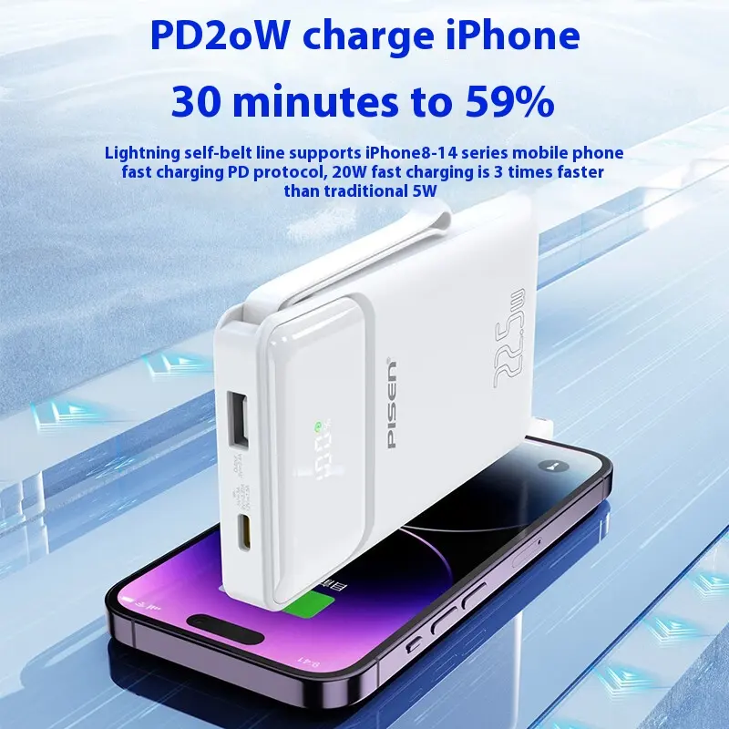 Wholesale Outdoor Mobile Supply 10000 Mah outdoor Portal Power Bank & Power Station with wire