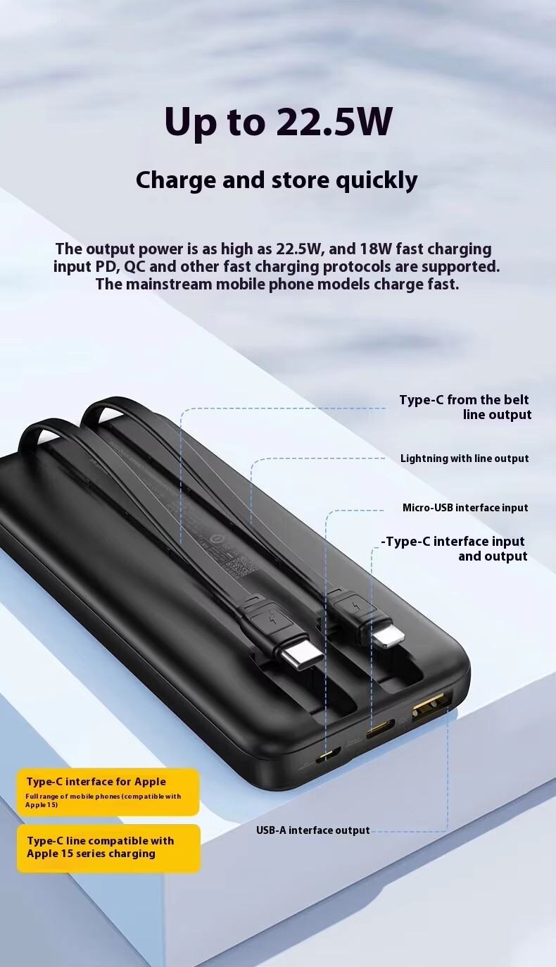  Hot selling Display External Battery Charger Phone Travel Portable Power Bank 10000mAh/37Wh
