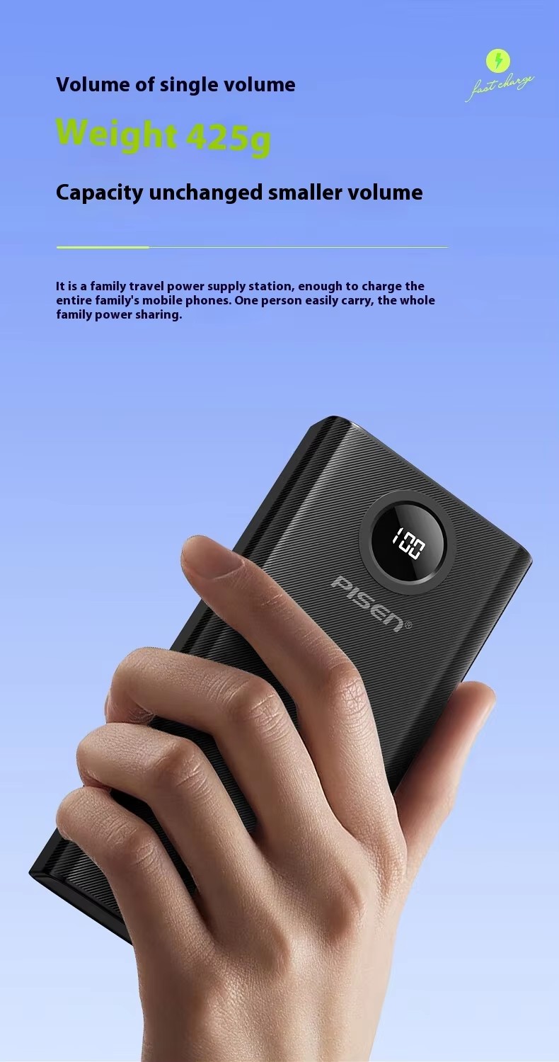  22.5W Super Lithium Battery Multi-Style 20000Mah Fast Charge Phone Power Banks 