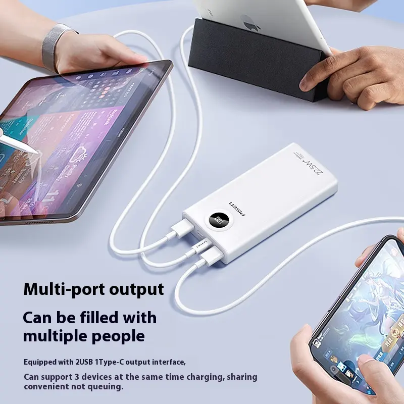  22.5W Super Lithium Battery Multi-Style 20000Mah Fast Charge Phone Power Banks 