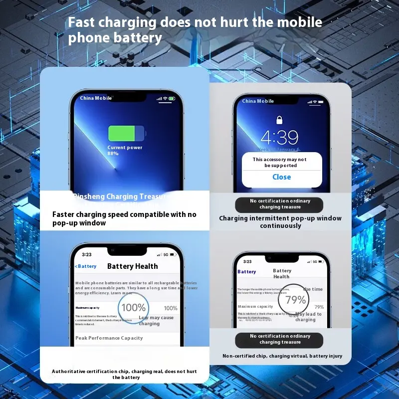  High density cell ultra capacity double wire design best fast charging mini power bank 10000mAh