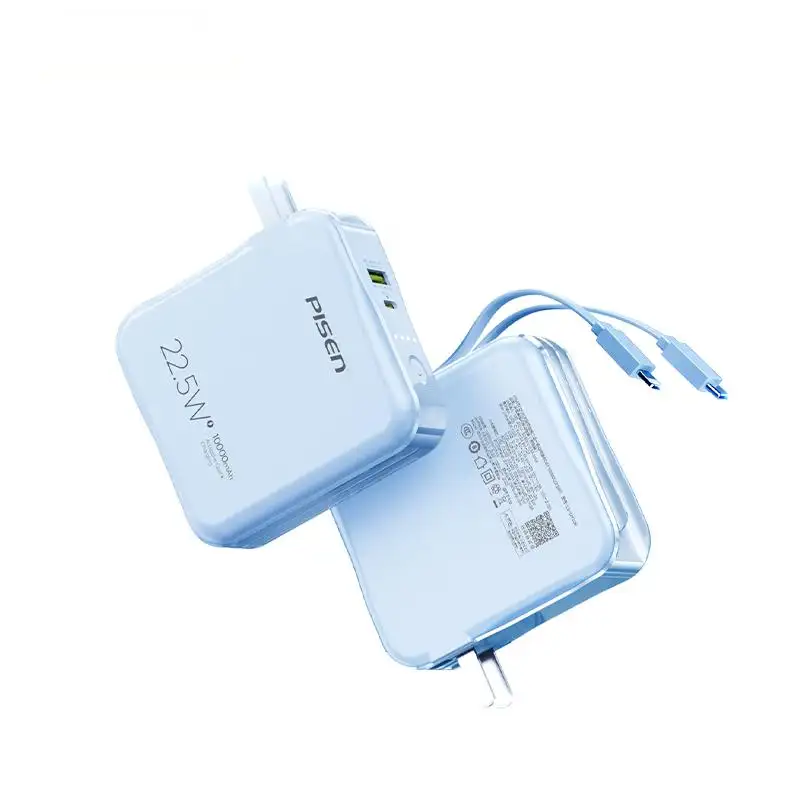 Portablecharger 10000Mah Fast Charging mobile charger  with data cable&plug& breaket  