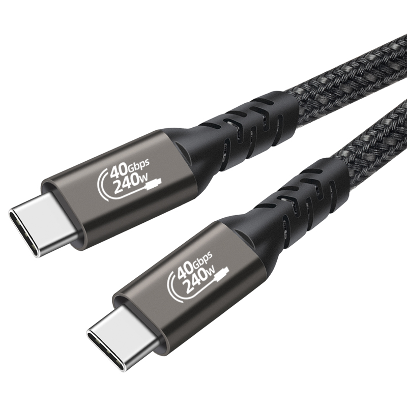 USB4 40Gbps data cable TYPE-C To TYPE-C compatible with Thunderbolt 4/3  transfer USB C cable