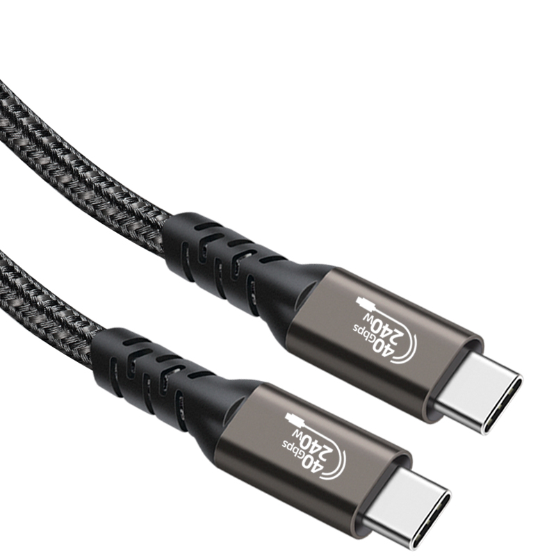 USB4 40Gbps data cable TYPE-C To TYPE-C compatible with Thunderbolt 4/3  transfer USB C cable