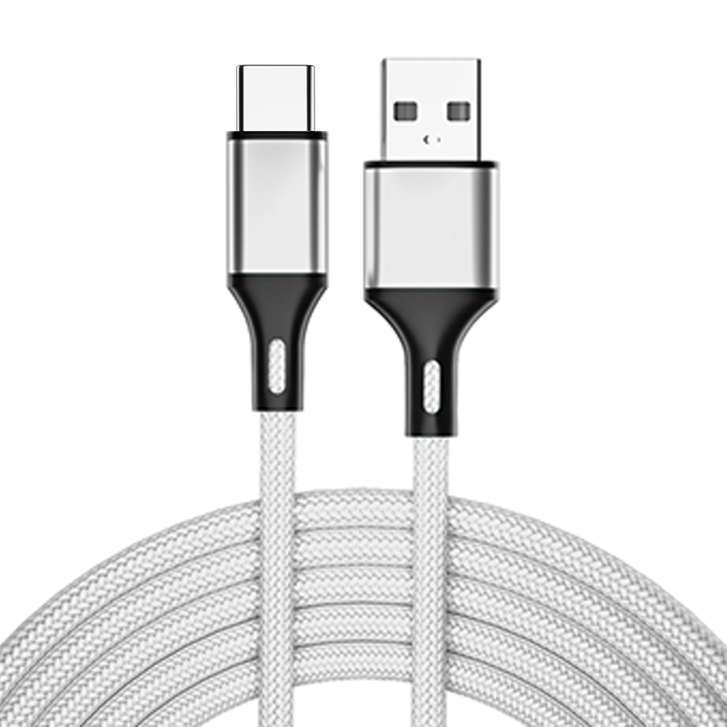   Fast-Charging Type C USB Data transfer Cable – Nylon Braid & Aluminum Alloy  