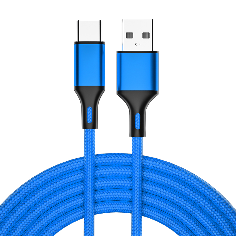   Fast-Charging Type C USB Data transfer Cable – Nylon Braid & Aluminum Alloy  