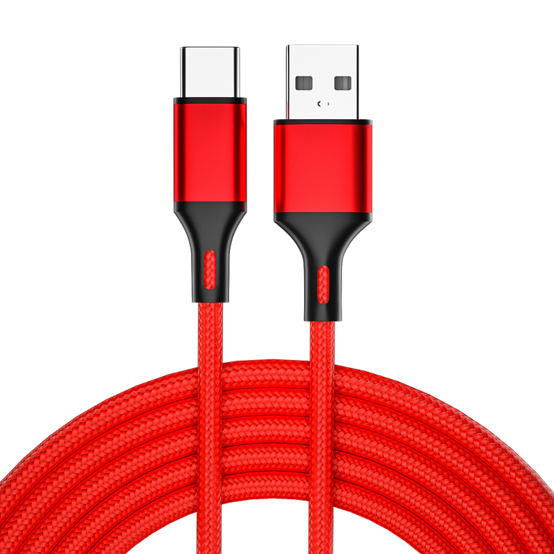   Fast-Charging Type C USB Data transfer Cable – Nylon Braid & Aluminum Alloy  