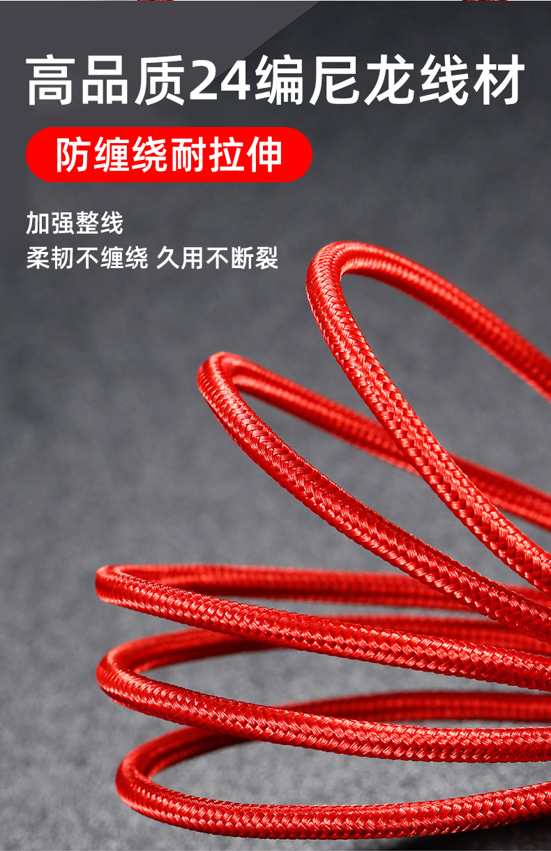 Multi USB type 2.8A fast charging cable 3 in1 usb type A port to android/ Lighting/ Type C 1.2M 