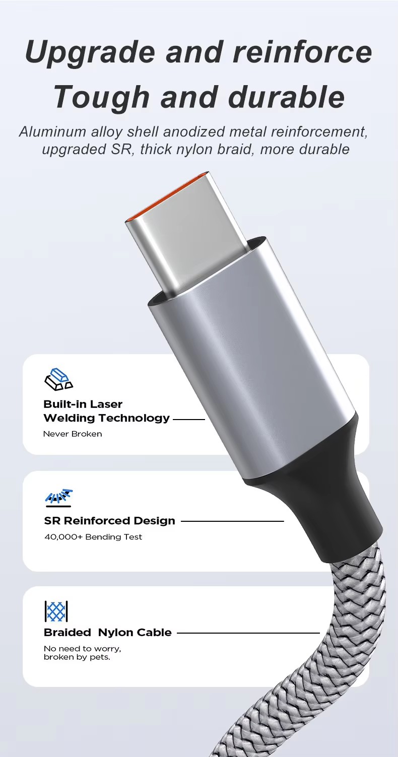 PD 60W  fast charge data transfer cable iPhone 15 USB-C to Lightning charging cable  