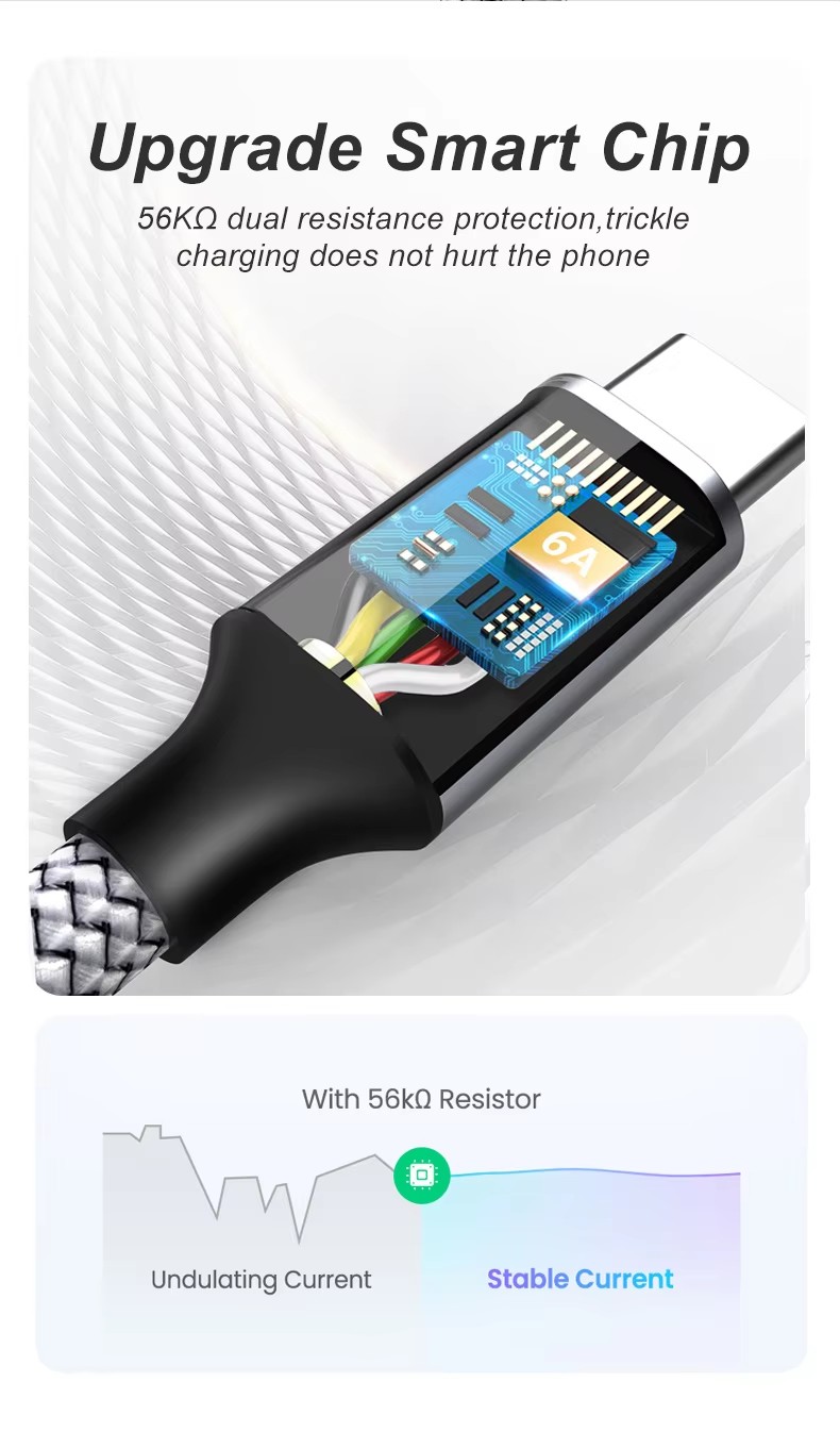 PD 60W  fast charge data transfer cable iPhone 15 USB-C to Lightning charging cable  