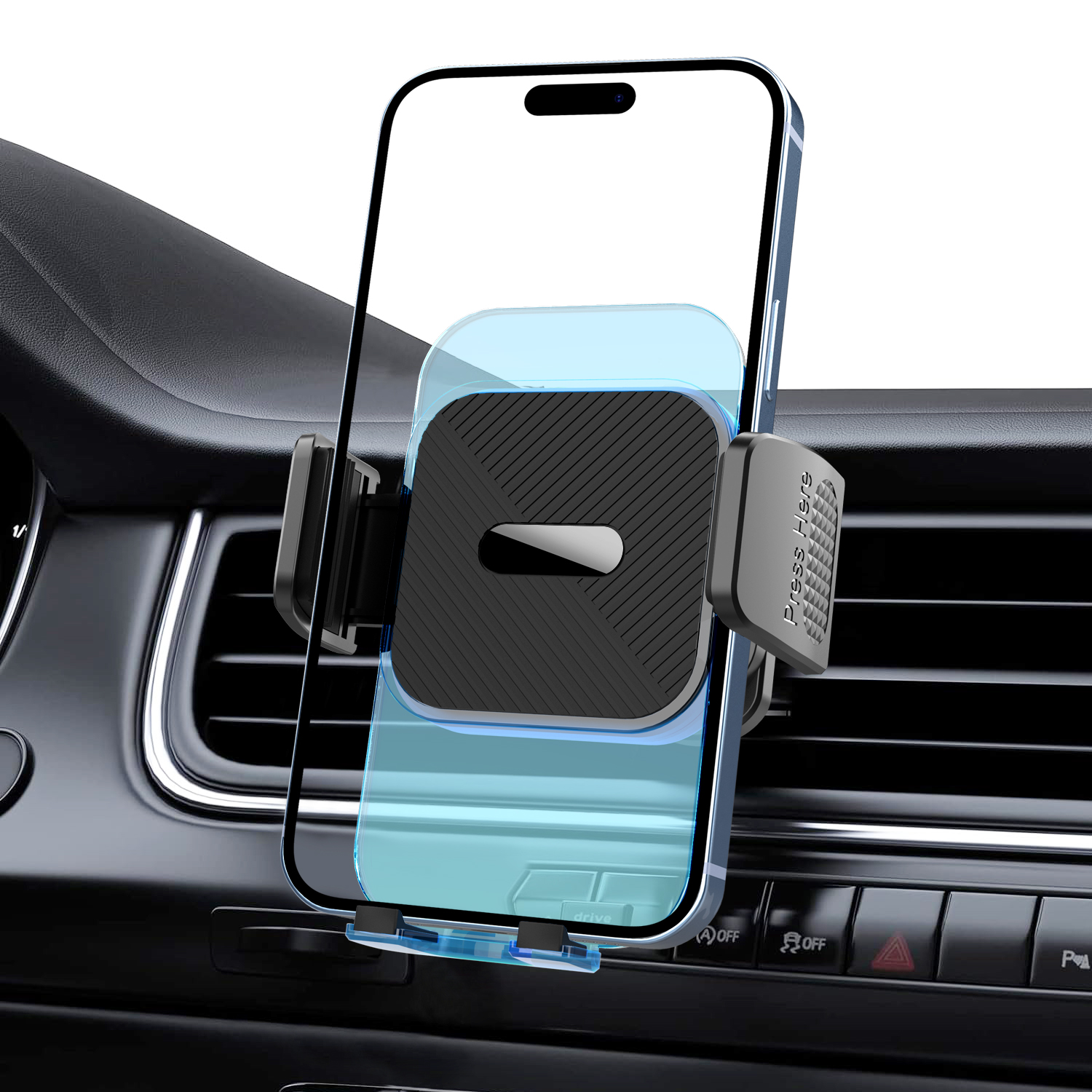  Universal 360 Degree Rotation Mobile Phone Holder Mount Cellphone Cradle Car Air Vent Hook Clip  