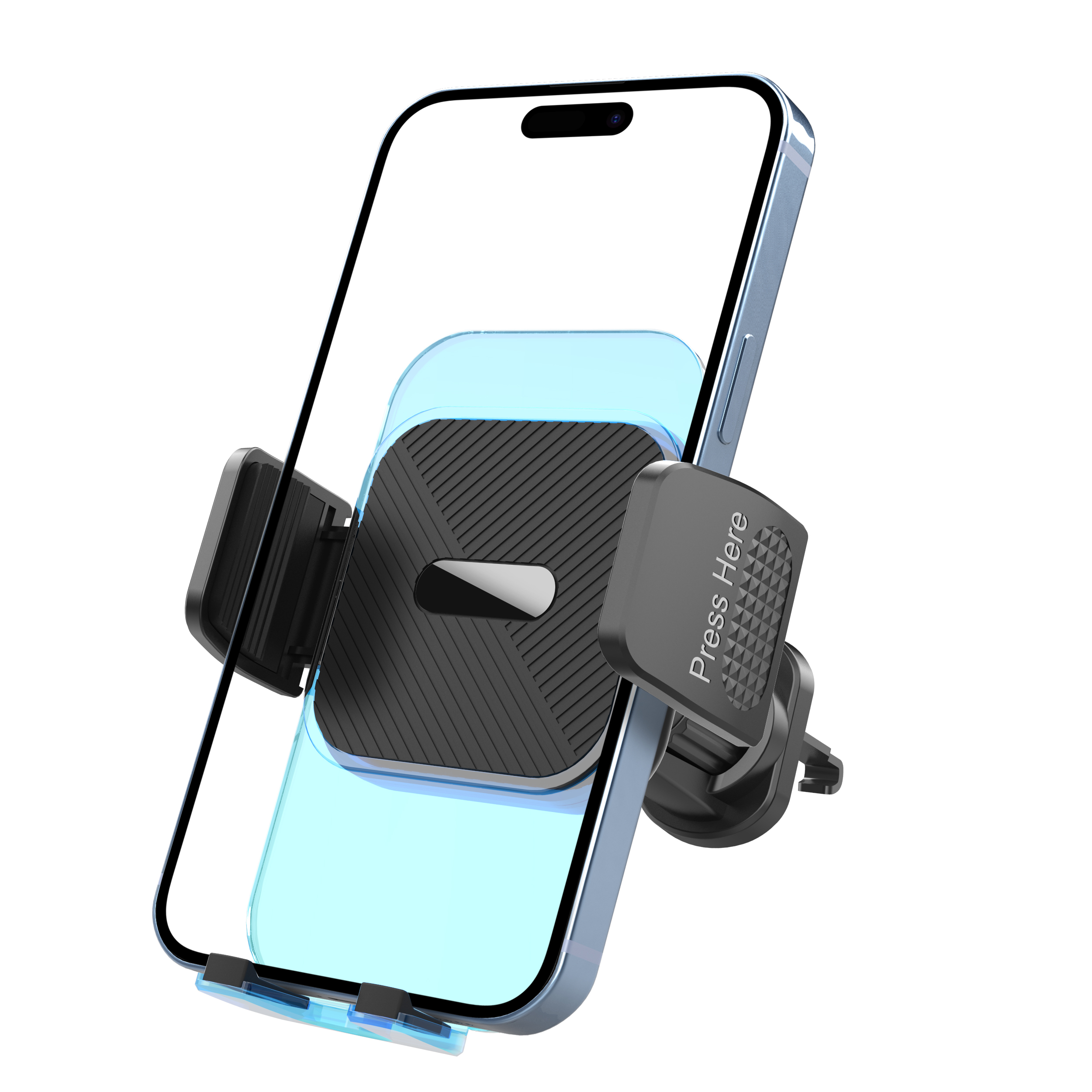  Universal 360 Degree Rotation Mobile Phone Holder Mount Cellphone Cradle Car Air Vent Hook Clip  