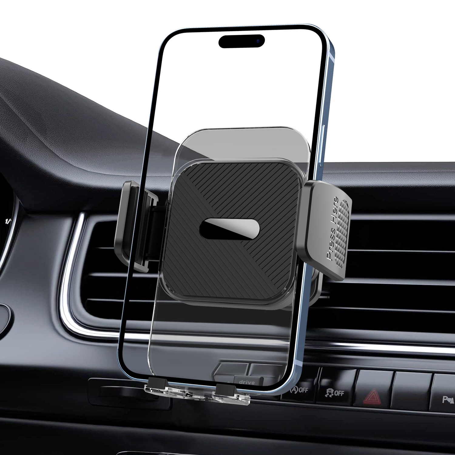  Universal 360 Degree Rotation Mobile Phone Holder Mount Cellphone Cradle Car Air Vent Hook Clip  