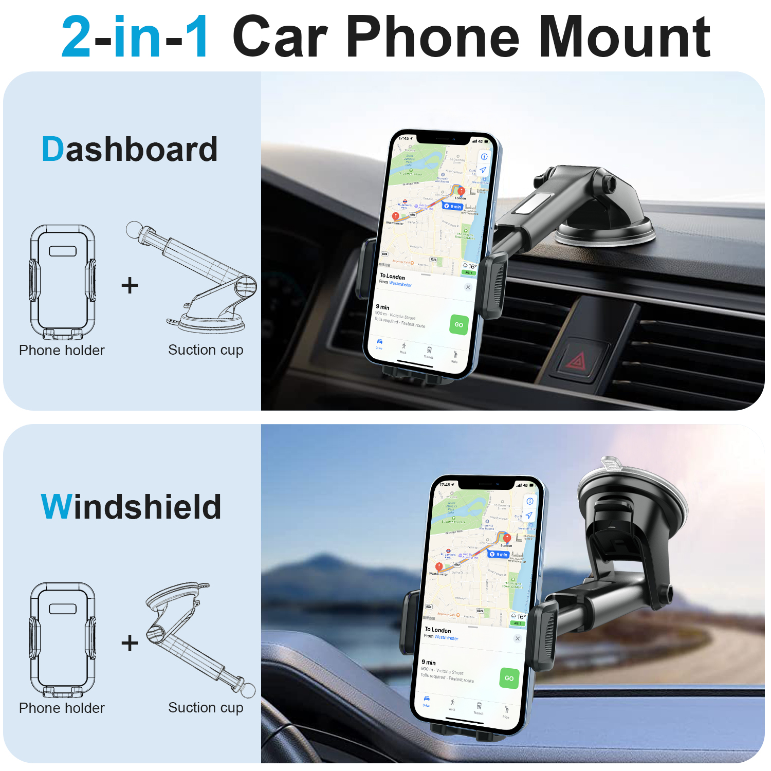 Hot Selling New Release Silicone Pad Dashboard Car Phone Holder Car Mount