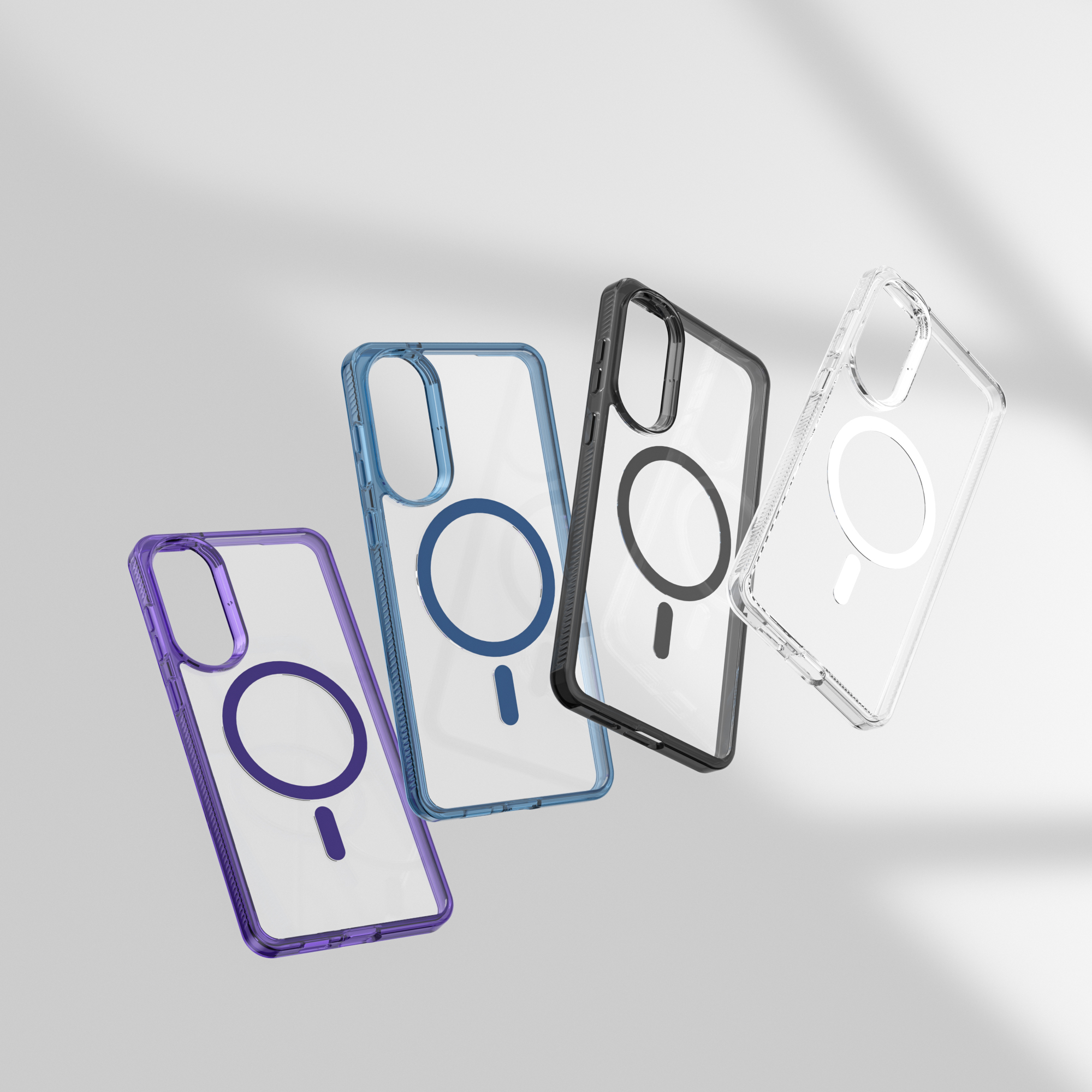  Clear Stand Magnetic Hybrid Case for Samsung Galaxy S25  