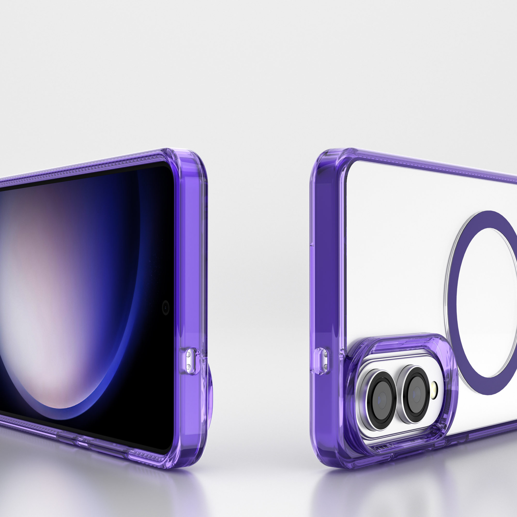  Clear Stand Magnetic Hybrid Case for Samsung Galaxy S25  