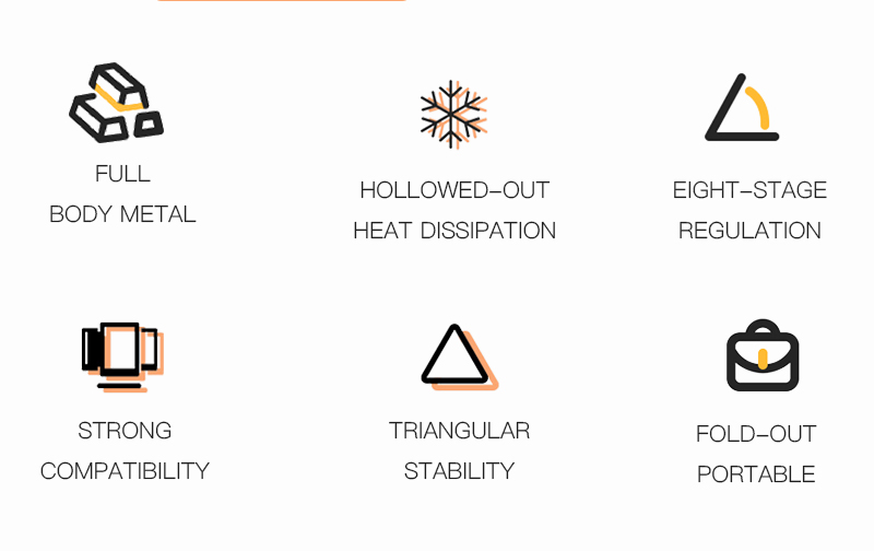 Adjustable Aluminum Alloy Portable Metal Laptop Holder for All Laptops