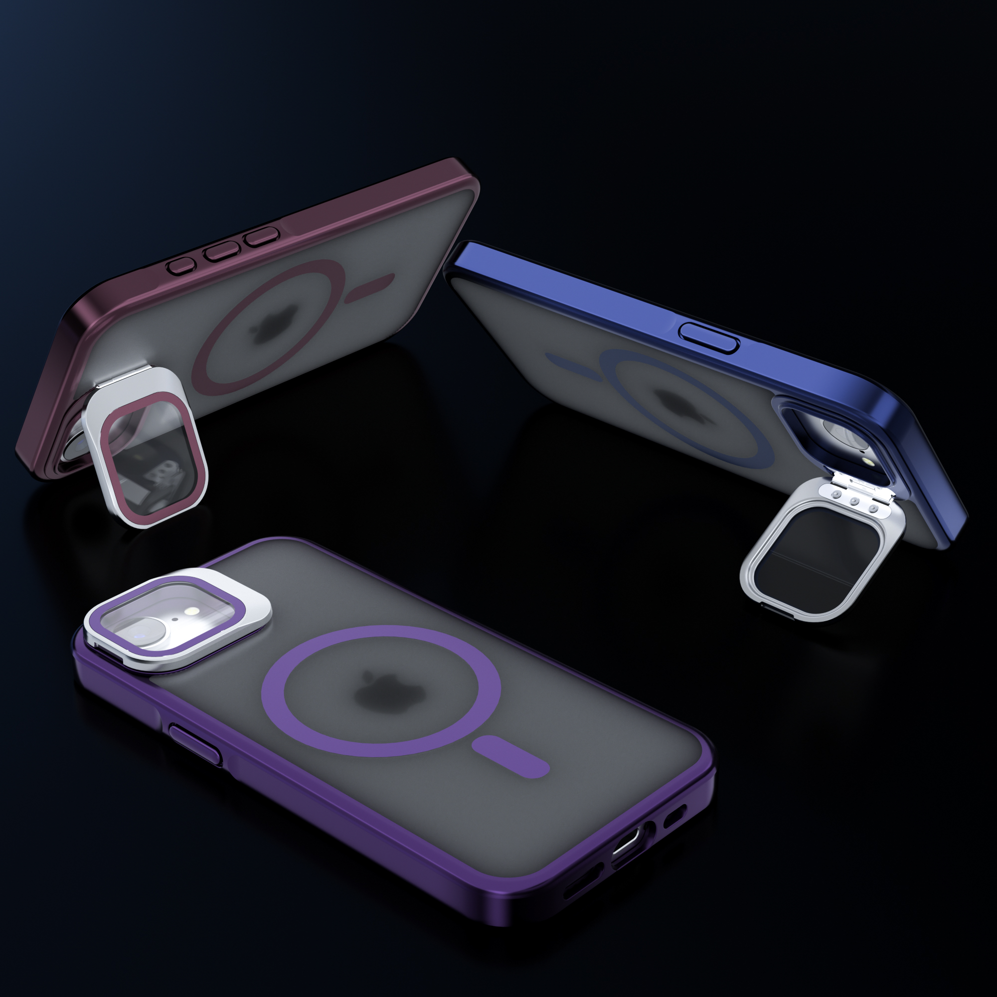 Armor Clear Magnetic Series Hybrid Case, Sleek and Shockproof for iphone 15、Iphone16 models 