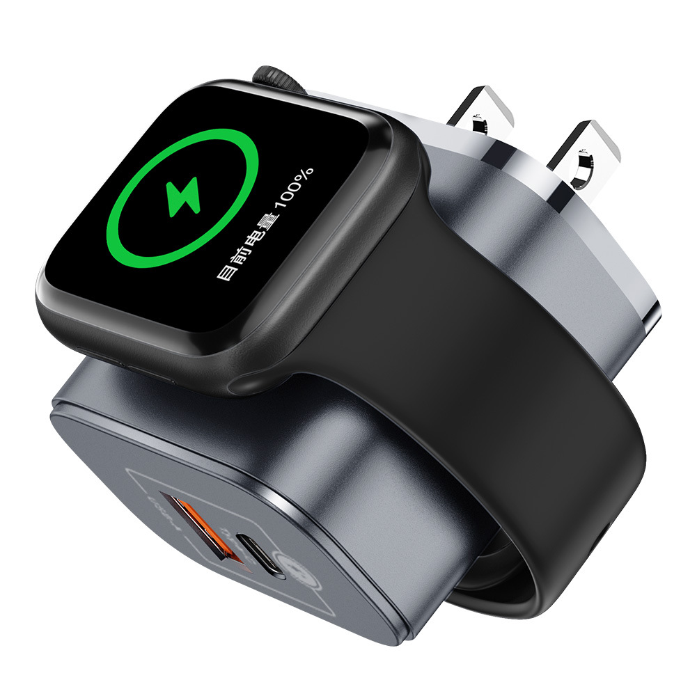 23W 3-in-1 chargers wr mutifuction wireless charger for Iphone/android/ watch/ mobile phone 