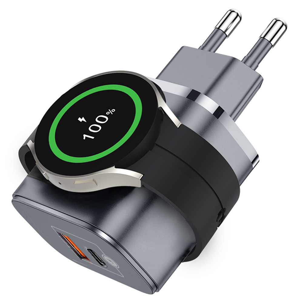 23W 3-in-1 chargers wr mutifuction wireless charger for Iphone/android/ watch/ mobile phone 