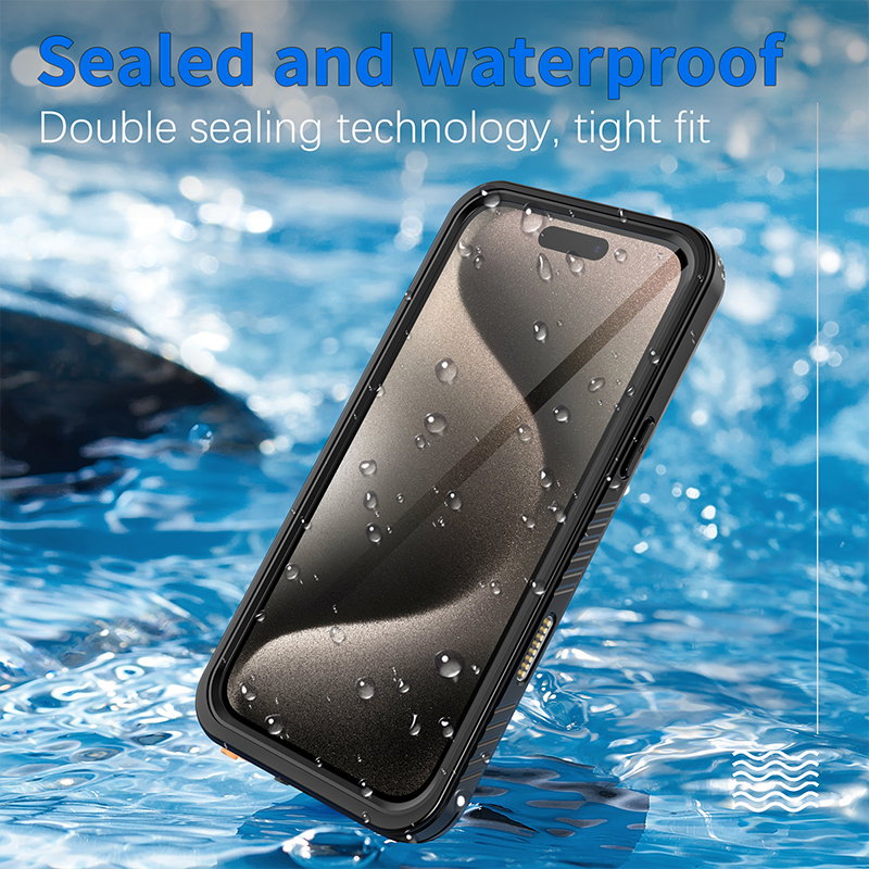 Magsafe Waterproof IP68 phone case For Iphone 16 Pro All iphone and Samsung models 