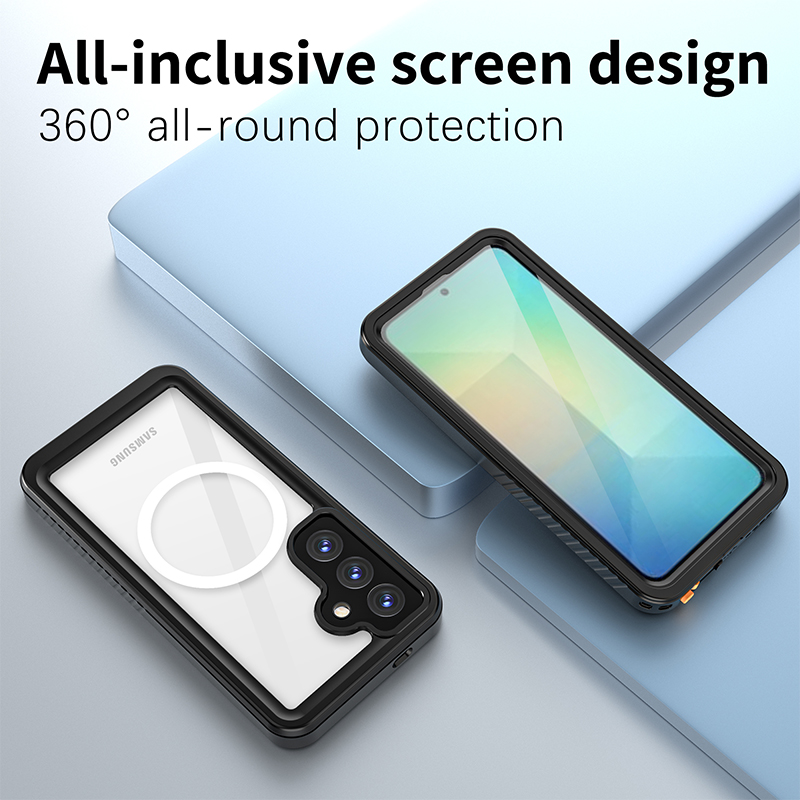 Waterproof IP68 phone case cover For Samsung galaxy S25 Magsafe case & all  Samsung models 