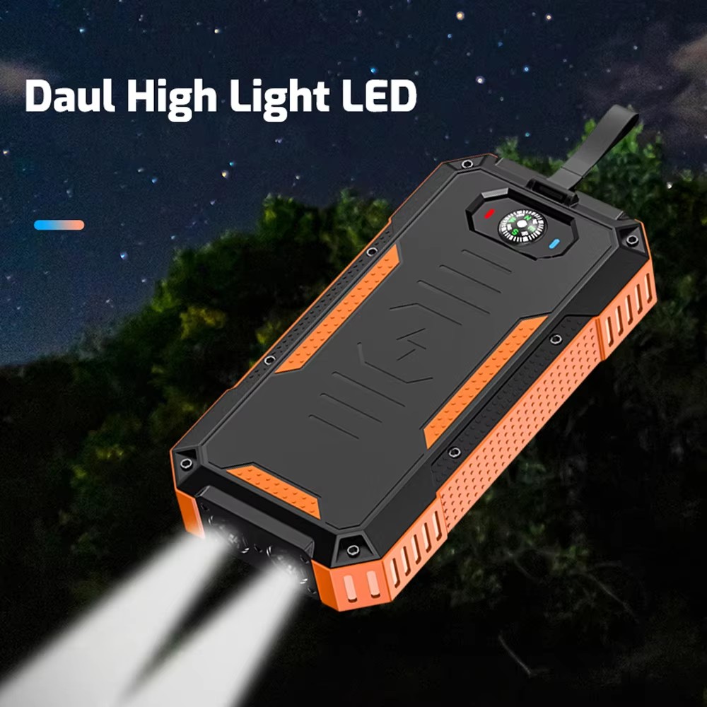 Wholesale solar chargers battery charger Power Bank PD 22.5W Fast Charge Wireless 100000mAH  