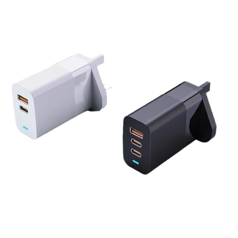  65W GaN 2C1A  PD fast charging multiple ports suitable for mobile phones and tablets EU/UK/US/Korea