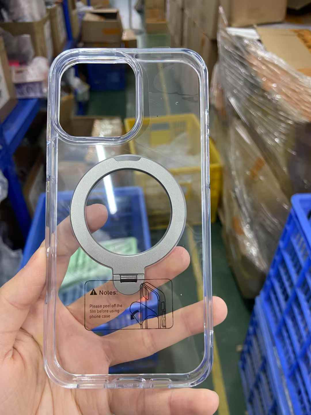 High quality TPU+pC+metal magsafe case mobile phone case manufacture wholesale 