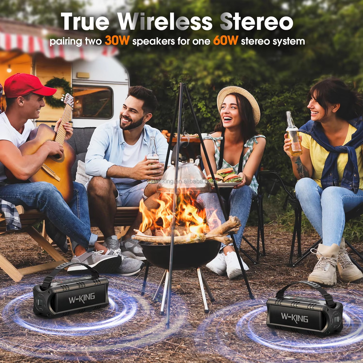 Portable Outdoor D8 Mini Wireless Bluetooth Speaker IPX7 Waterproof Music Hifi Sound Speakers