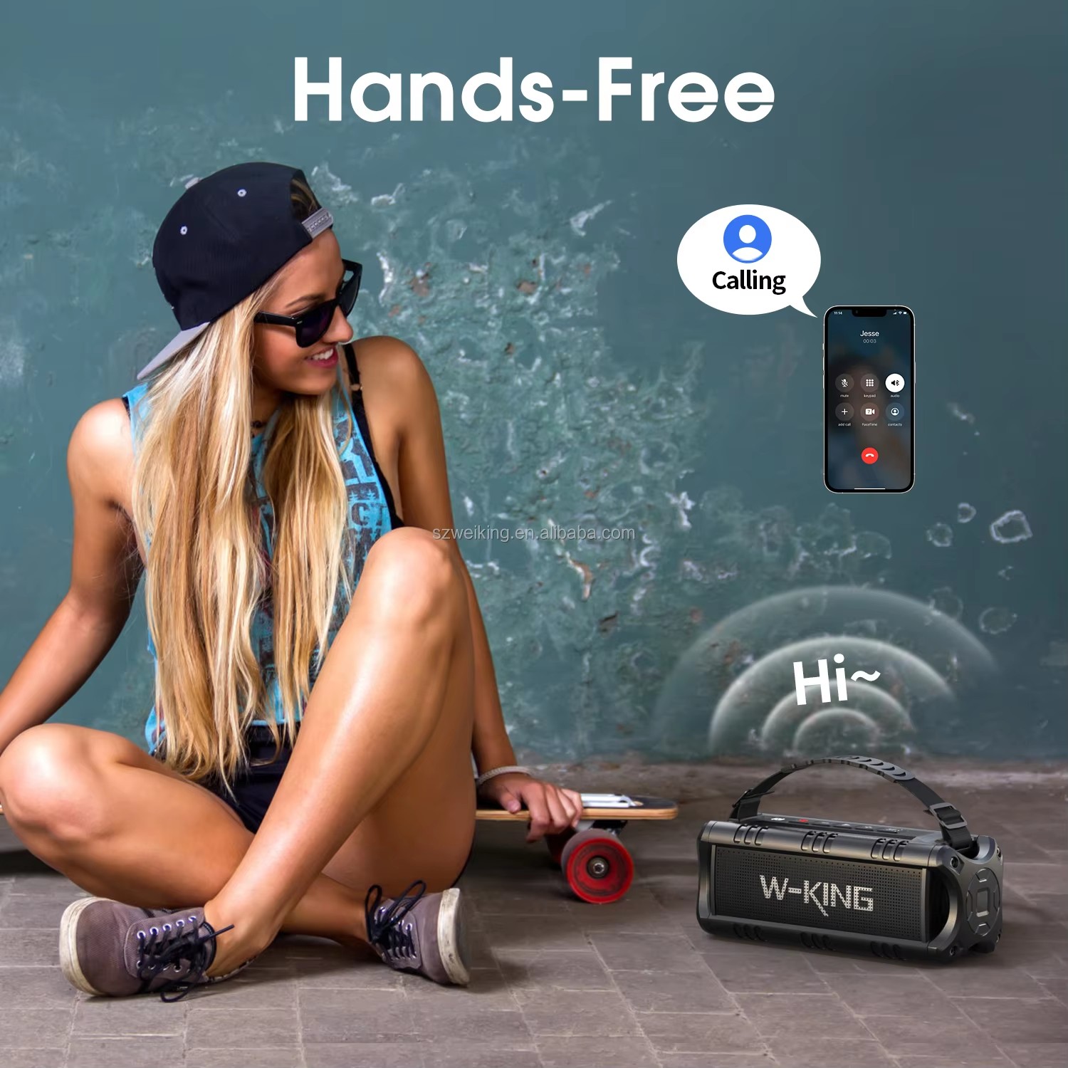 Portable Outdoor D8 Mini Wireless Bluetooth Speaker IPX7 Waterproof Music Hifi Sound Speakers