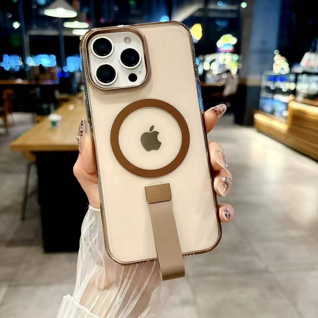 New iphone 17 mobile phone cases magsafe with carama and  Vertical bracket holder
