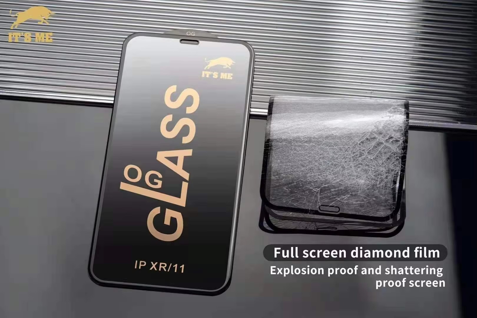 9H Glasses Phone Full Cover ESD Tempered glass Protector OG It's Me Glass