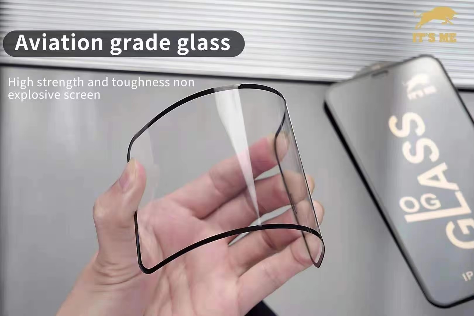 9H Glasses Phone Full Cover ESD Tempered glass Protector OG It's Me Glass