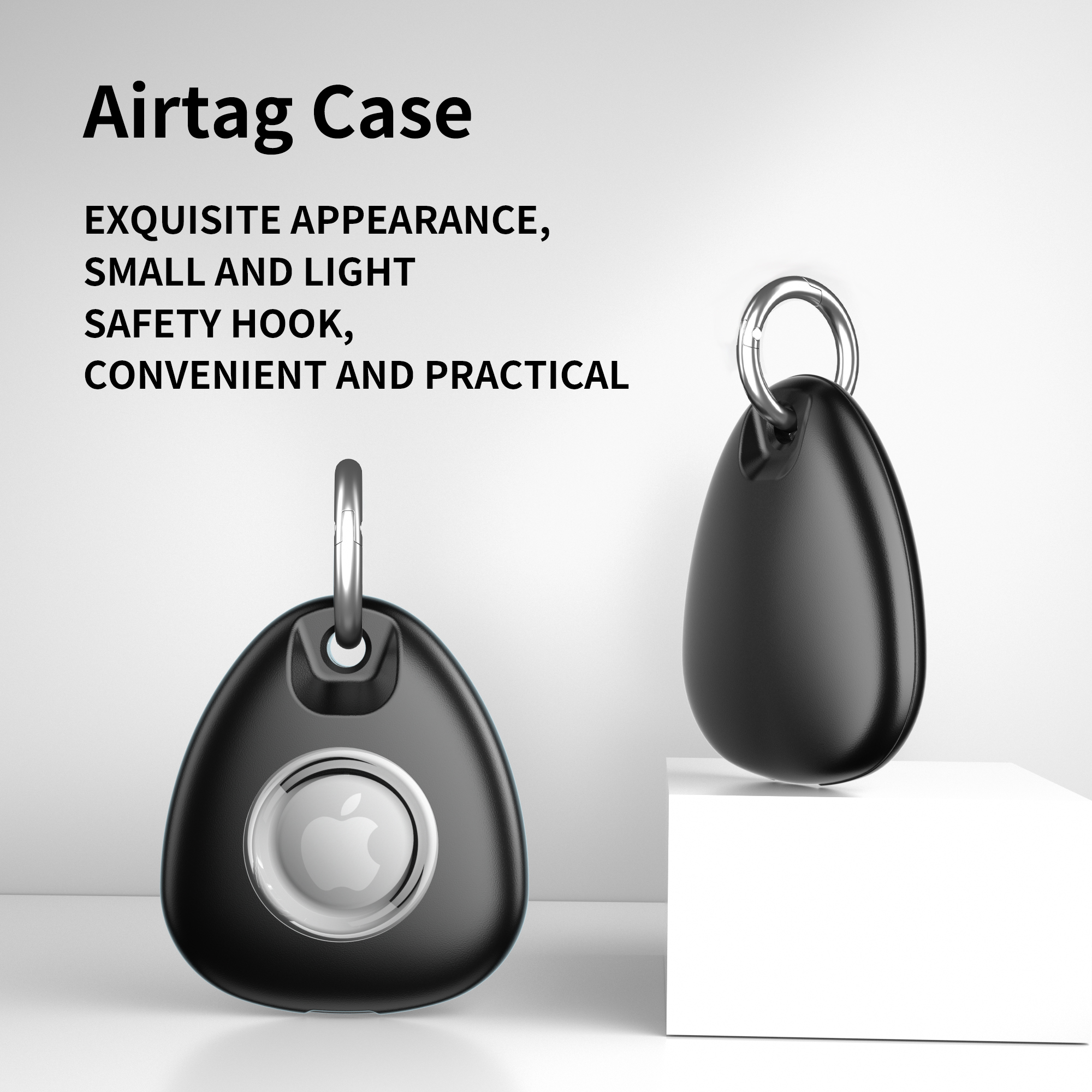  Premium Key Chain Accessories Protective Waterproof Case Holder for Apple Airtags