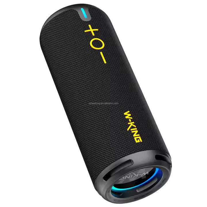 Outdoor Speaker IPX7 Waterproof TWS Mini 40W 3D Surround RGB Colorful Light Portable Bluetooth Speak